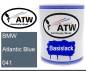 Preview: BMW, Atlantic Blue, 041: 1L Lackdose, von ATW Autoteile West.